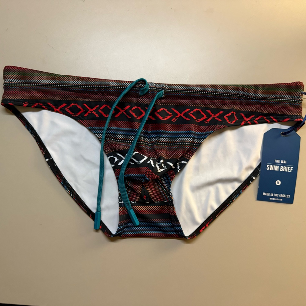 Wai Wear Pand Swim Brief, Medium NWT